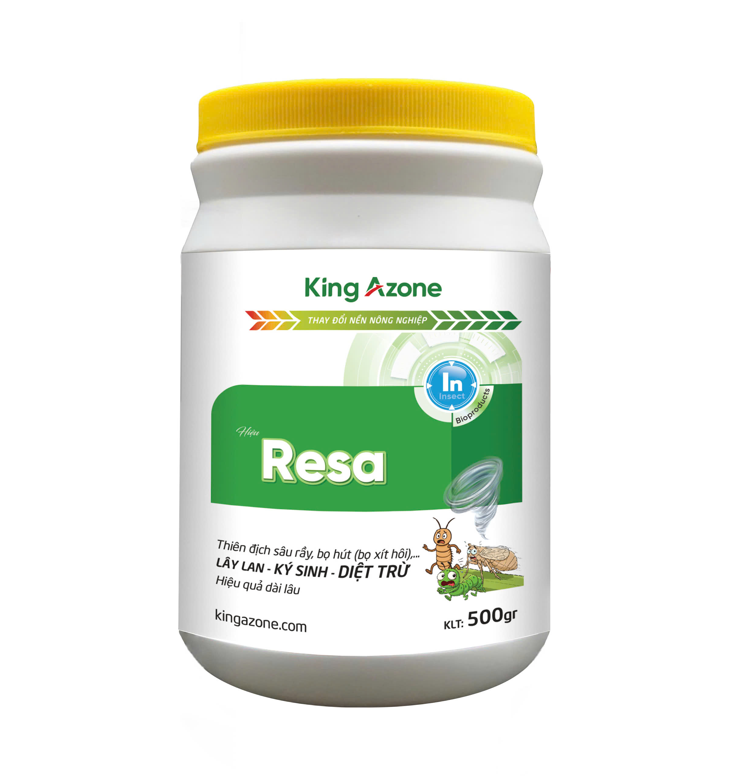 RESA - CHẾ PHẨM SINH HỌC, THIÊN ĐỊCH CÔN TRÙNG GÂY HẠI RẦY, RỆP, BỌ TRĨ, BỌ XÍT, NHỆN ĐỎ